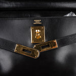 Hermès Box Calfskin Kelly 32 Retourne Handbag - vintageandkickz