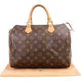 Louis Vuitton Monogram Canvas Speedy 30 Handbag