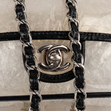 Chanel Transparent Vinyl Single Flap Shoulder Bag