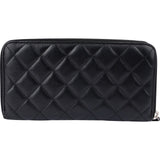 Chanel Quilted Lambskin CC Zippy Wallet