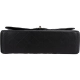 Chanel Quilted Caviar Leather Maxi Double Flap Crossbody Bag