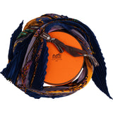 Hermès Astres Et Soleils Plissé Tuch Scarf