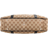 Gucci Monogram Canvas Twin GG Shoulder Bag