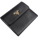 Prada Black Saffiano Bifold Wallet