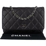 Chanel Quilted Lambskin Wallet On Chain Crossbody Bag - vintageandkickz
