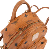 MCM Monogram Visetos Studs Mini Backpack