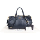 Prada Soft Calf Leather Bauletto Satchel Handbag