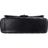 Chanel Quilted Lambskin Jumbo Double Flap Crossbody Bag