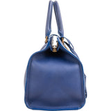 Yves Saint Laurent Blue Calfskin Cabas Chyc Handbag