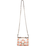 Fendi Leather Flowerland Double Micro Baguette Crossbody Bag