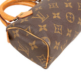 Louis Vuitton Monogram Canvas Mini Speedy Crossbody Handbag