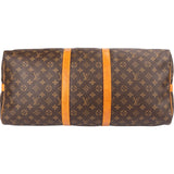 Louis Vuitton Monogram Canvas Keepall 55 Bandoulière Travel Bag