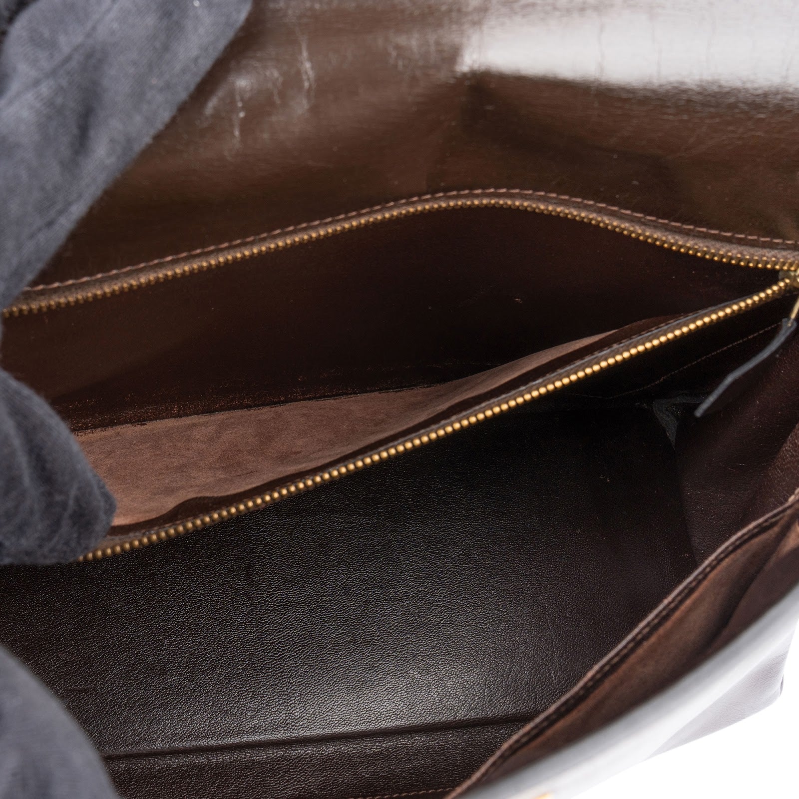 [🔄️B11 / F23] Hermès Box Calf Kelly 32 Sellier Handbag - vintageandkickz