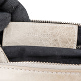 Balenciaga Grey Leather Classic City Double Pocket Hip Shoulder Bag