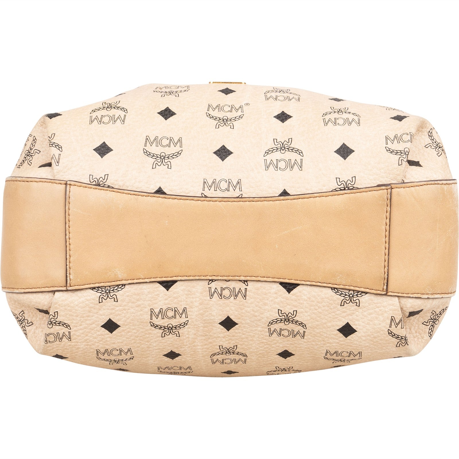 MCM Monogram Visetos Drawstring Handbag - vintageandkickz