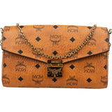 MCM Monogram Visetos Patricia Wallet on Chain Crossbody Bag