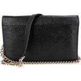 Gucci Leather Interlocking GG Wallet On Chain Crossbody Bag