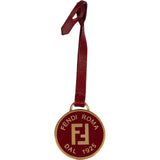 Fendi Red Roma FF Dal 1925 Emblem Bag Charm