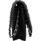 Chanel Quilted Caviar Leather Wallet on Chain Crossbody Bag