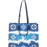 Louis Vuitton Bleu Sky Monogram Giant Escale OnTheGo GM Shoulder Bag