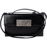 Salvatore Ferragamo Leather Gancini Small Flap Crossbody Bag