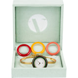 Gucci Gold Tone Change Bezel 11/12.2 Bangle Woman Watch