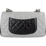 Chanel Quilted Tricolor Lambskin Single Flap Crossbody Bag - vintageandkickz