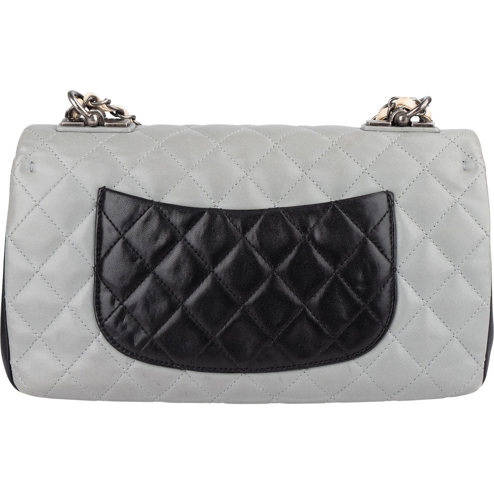 Chanel Quilted Tricolor Lambskin Single Flap Crossbody Bag - vintageandkickz