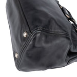 Prada Black Leather Vitello Double Zip Handbag - vintageandkickz