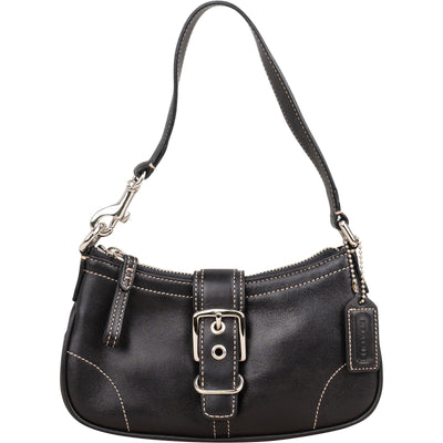 Coach Leather Soho Buckle Pochette Handbag