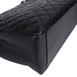 Chanel Quilted Caviar Leather Grand Shopping Tote Shoulder Bag