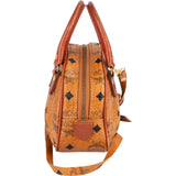 MCM Monogram Visetos Mini Boston Bag Handbag