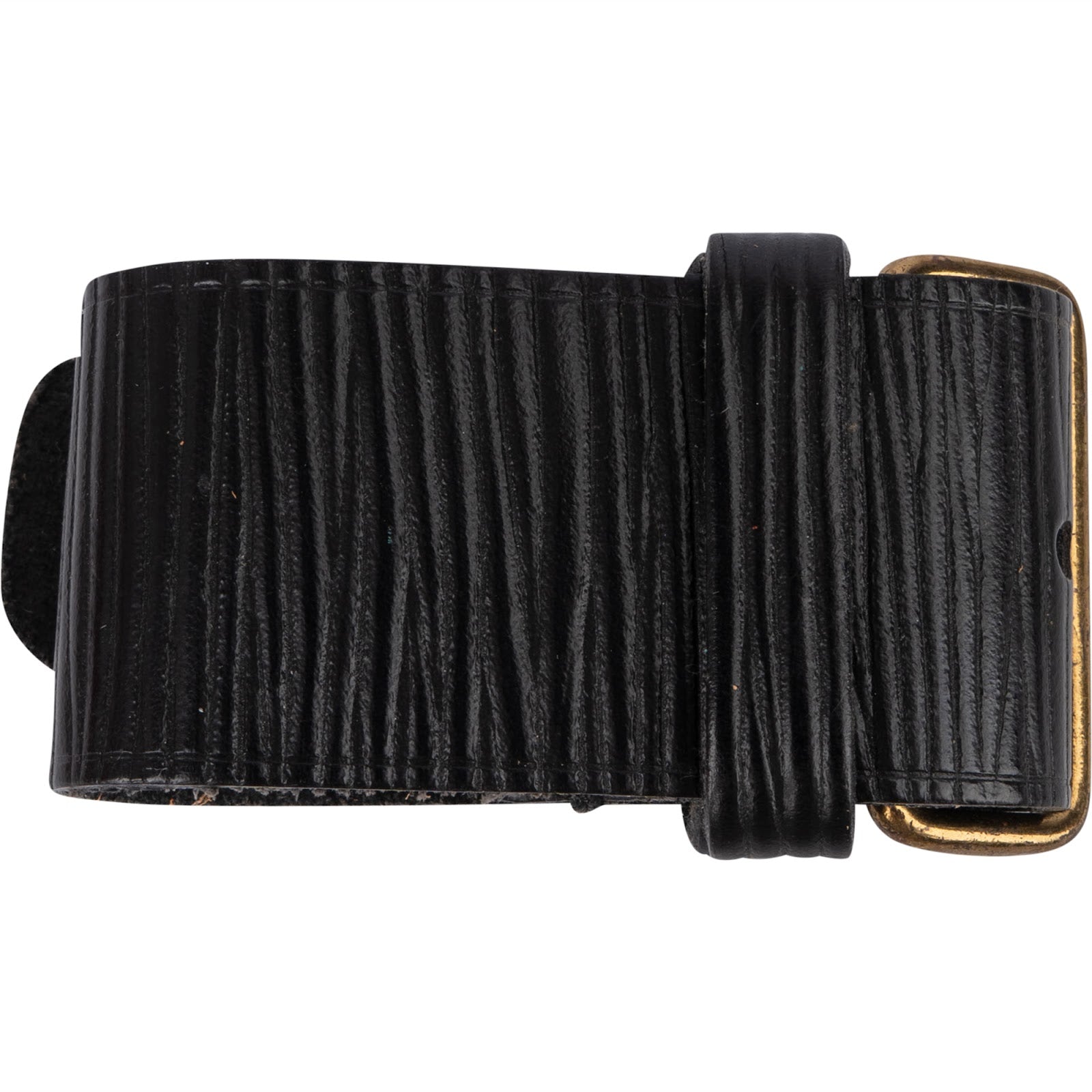 [🔄️B21 / F56] Louis Vuitton Noir Epi Leather Grip Griffklammer - vintageandkickz