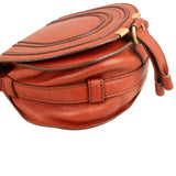 Chloé Grained Calfskin Marcie Mini Saddle Crossbody Bag