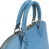 Louis Vuitton Light Blue Epi Leather Alma PM Handbag