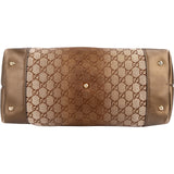 Gucci GG Shimmer Monogram Heart Charm Tote Handbag