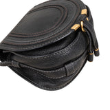 Chloé Grained Calfskin Marcie Mini Saddle Crossbody Bag