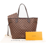 Louis Vuitton Monogram Damier Ebene Neverfull MM Shoulder Bag