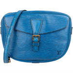 Louis Vuitton Blue Epi Leather Jeune Fille GM Crossbody Bag - vintageandkickz