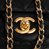 Chanel Quilted Lambskin Small Rectangular Single Flap Crossbody Bag