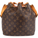 Louis Vuitton Monogram Canvas Sac Noé Petit Shoulder Bag