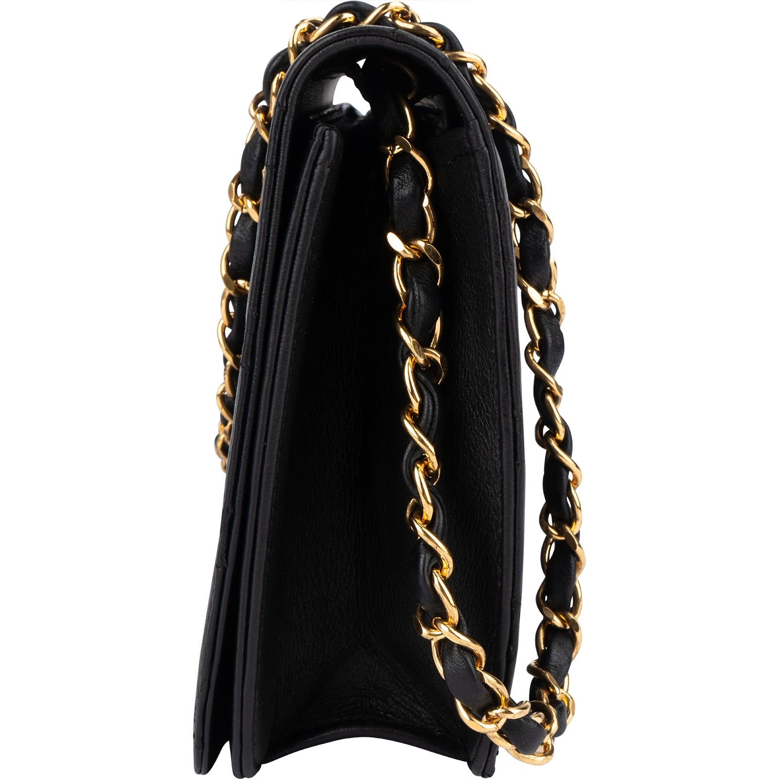 [🔄️B21 / F05] Chanel Quilted Lambskin Medium Single Flap Crossbody Bag - vintageandkickz