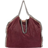 Stella McCartney Tricolor Shaggy Deer Falabella Fold Over Tote Handbag