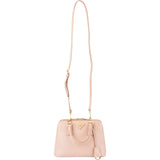 Prada Pink Saffiano Leather Small Promenade Handbag