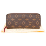 Louis Vuitton Monogram Canvas Clemence Zippy Wallet