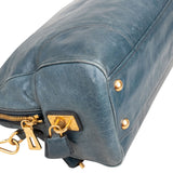 Prada Vitello Lux Leather Bauletto Handbag