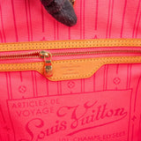 Louis Vuitton Canvas Monogram Roses Neverfull MM Shoulder Bag