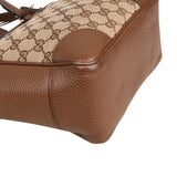 Gucci Monogram GG Canvas Bree Mini Tote Crossbody Handbag