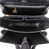 Celine Boxcalf Leather Horse Carriage Triomphe Shoulder Bag