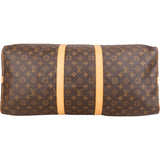 Louis Vuitton Monogram Canvas Keepall 55 Bandoulière Travel Bag